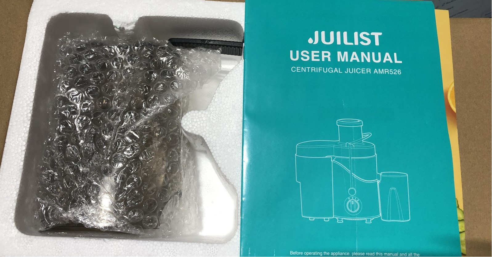Juilist Juicer Model:AMR526 Black For Vegetable And Fruit
