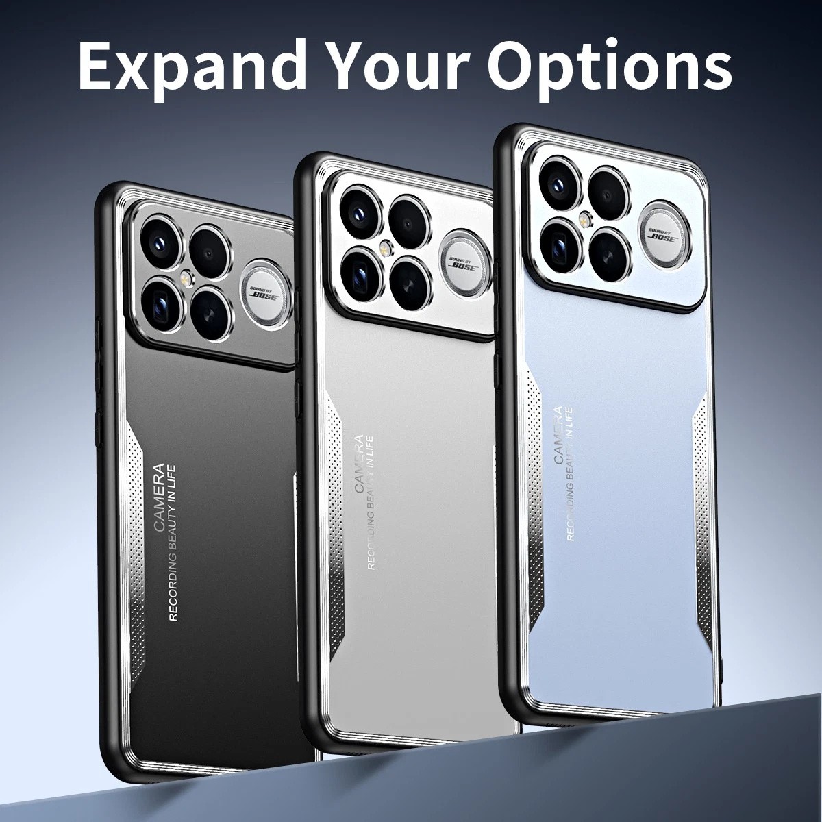 For XIAOMI POCO F8 PRO/F8 ULTRA, Metal Aluminum Armor Hybird Bumper Cover Case