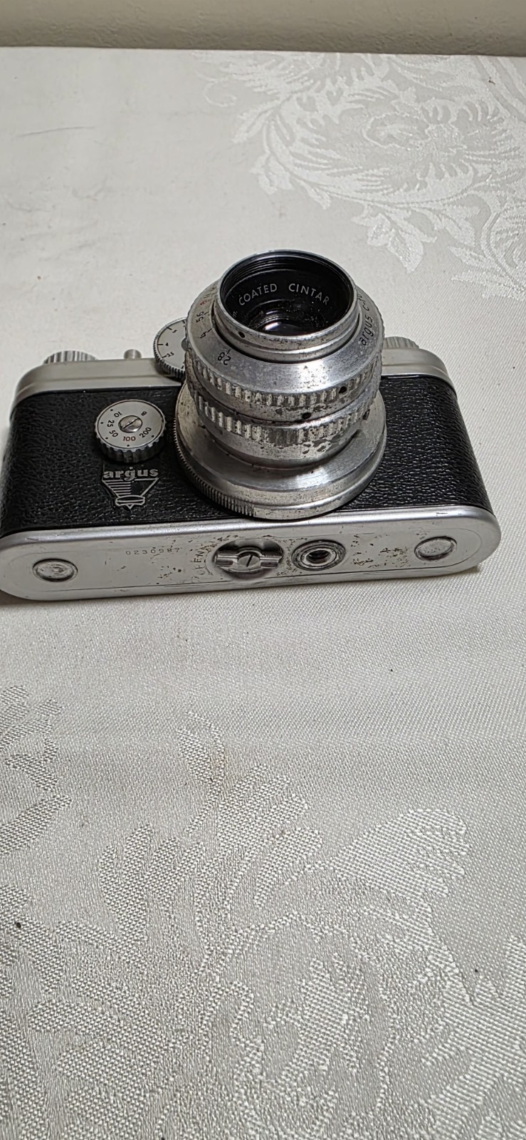 Argus 35mm Camera with Leather Case & Instamatic X-25 both untested. AS IS