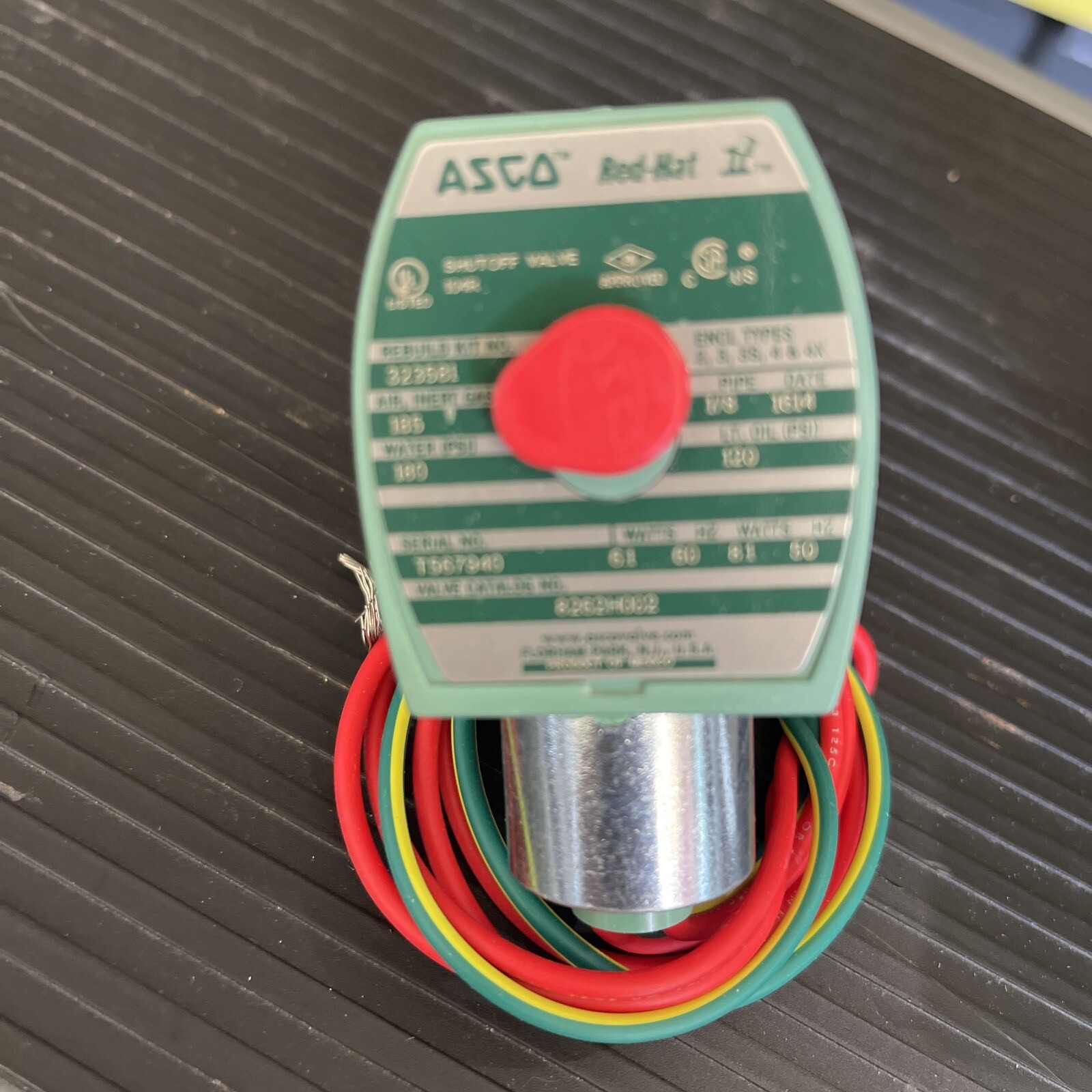 50-0308-1 Nu-Vu Valve,Water,Solenoid(1/4 Fitti Genuine OEM NUV50-0308-1