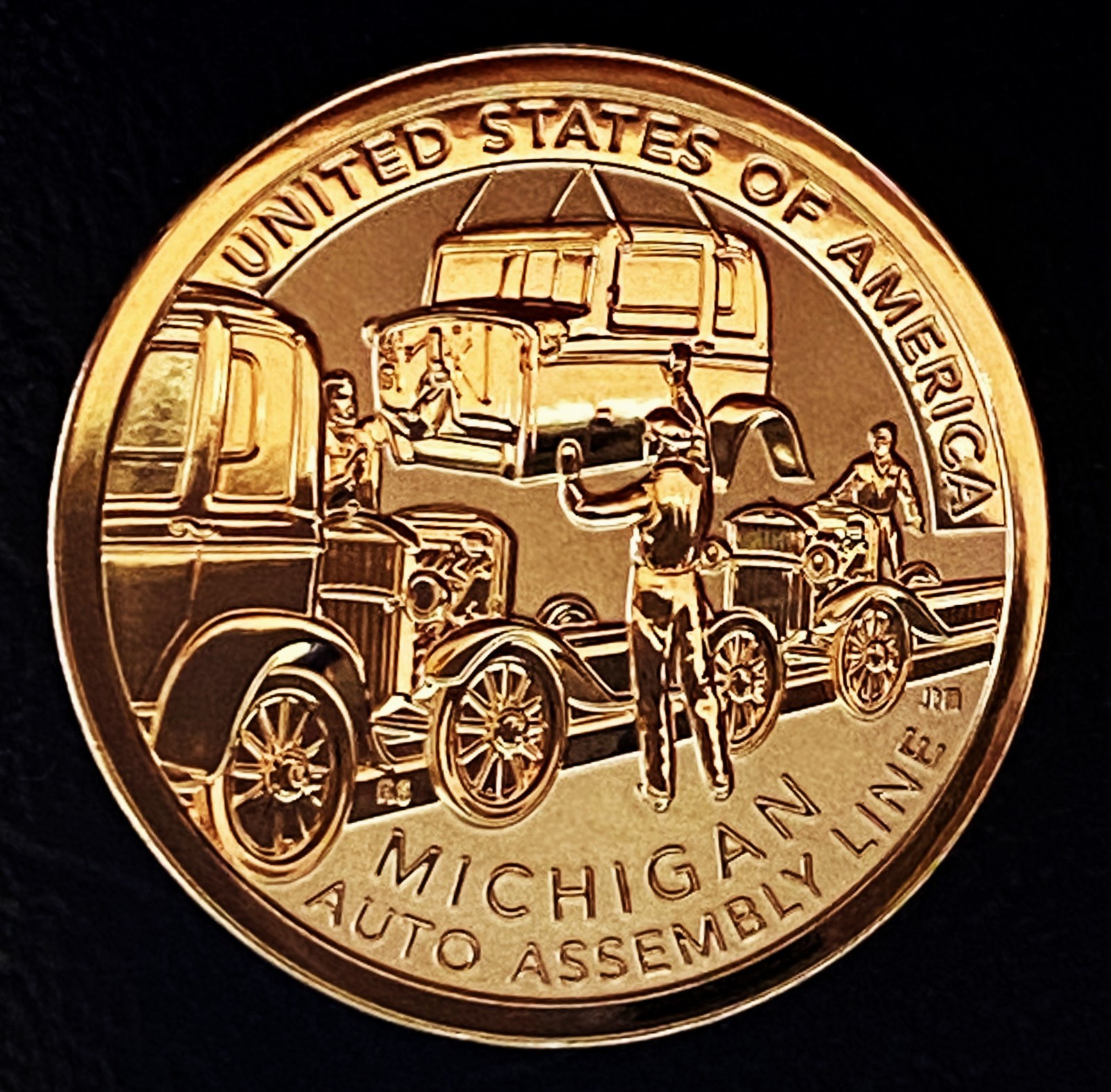 2025 S Reverse Proof Michigan American Innovation Dollar Auto Assembly