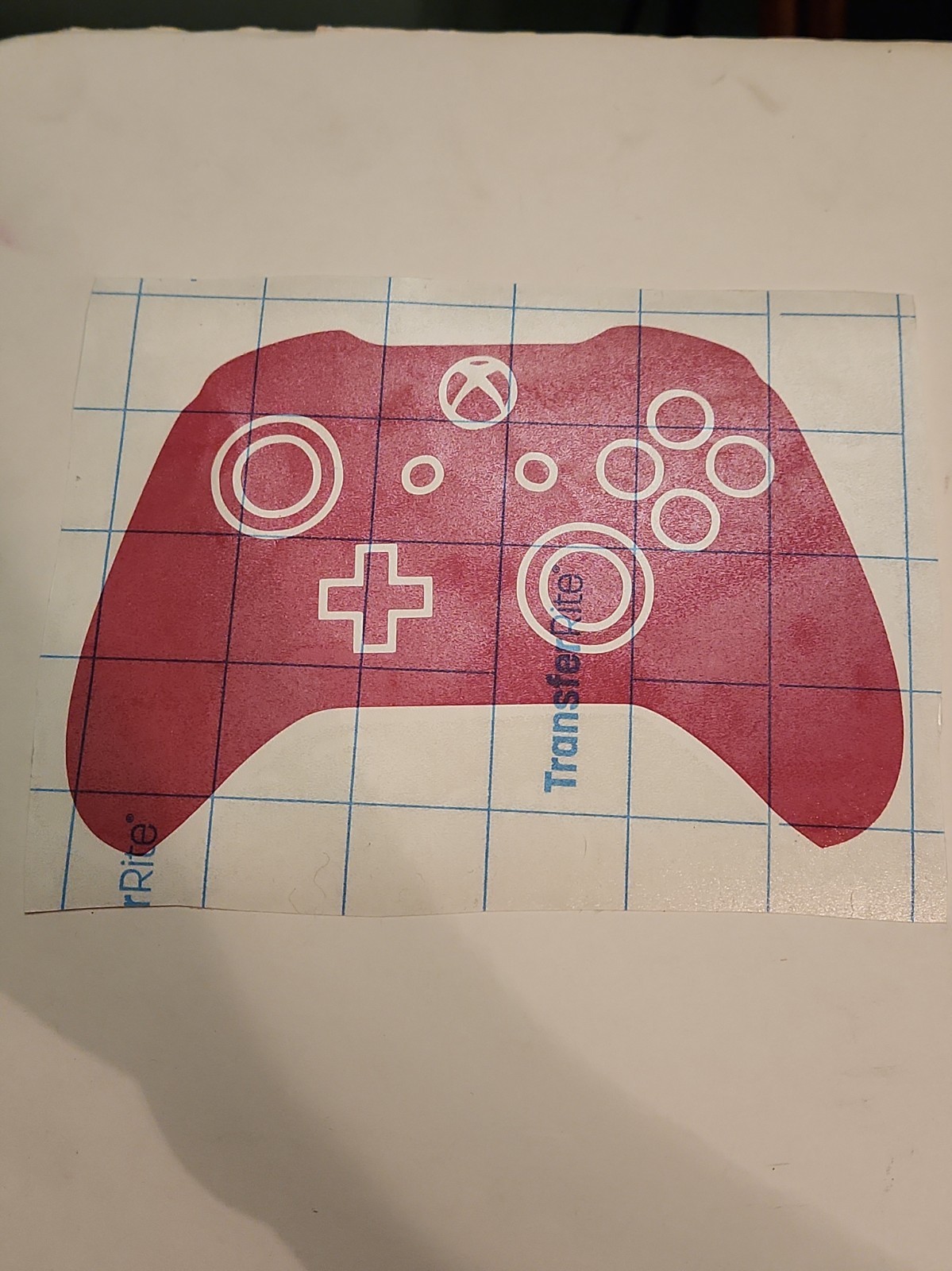 Xbox One Controller Vinyl Decal pink 5x7