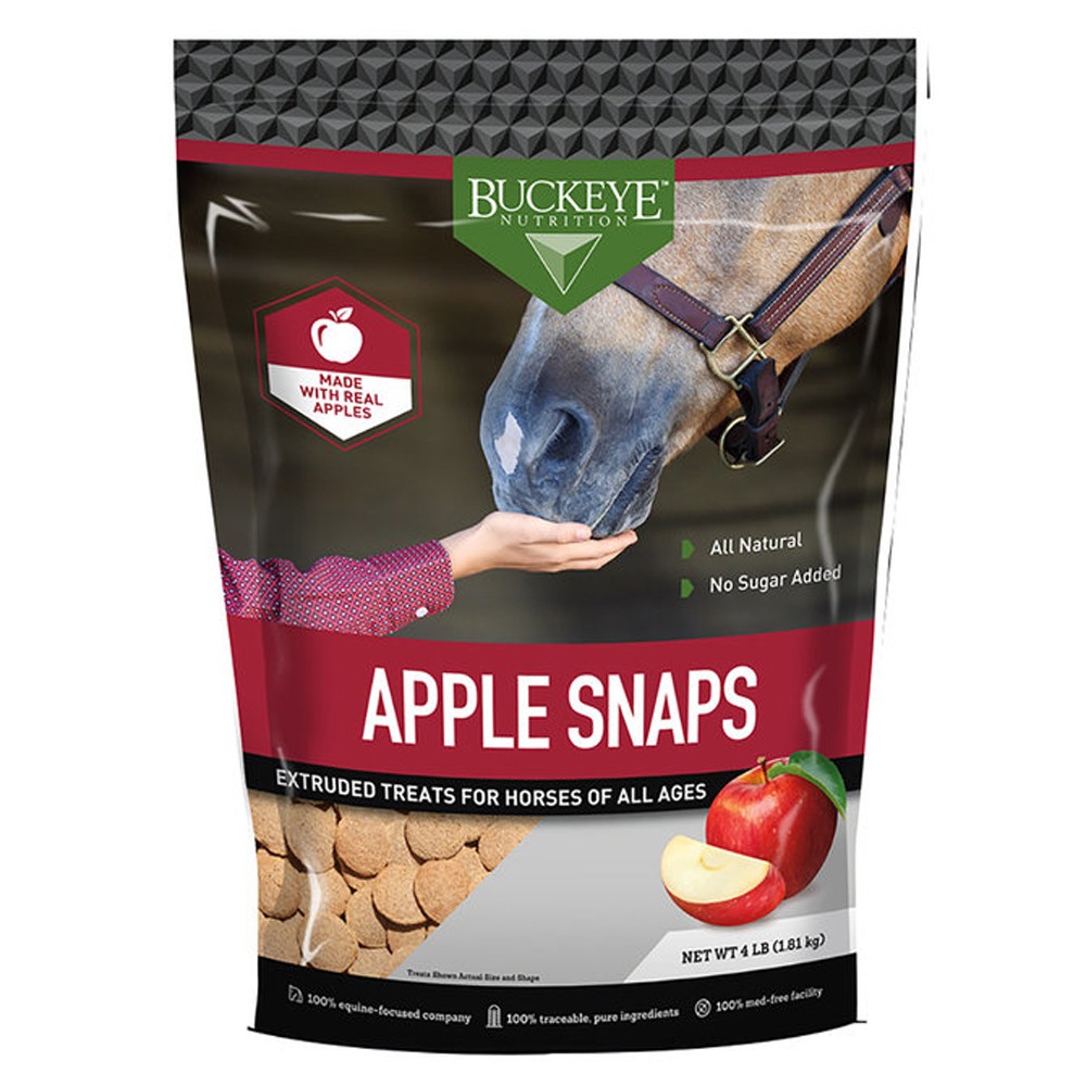 72RJ Buckeye Nutrition Horse Tack Digestible Healthy Apple Treats 4 Lbs