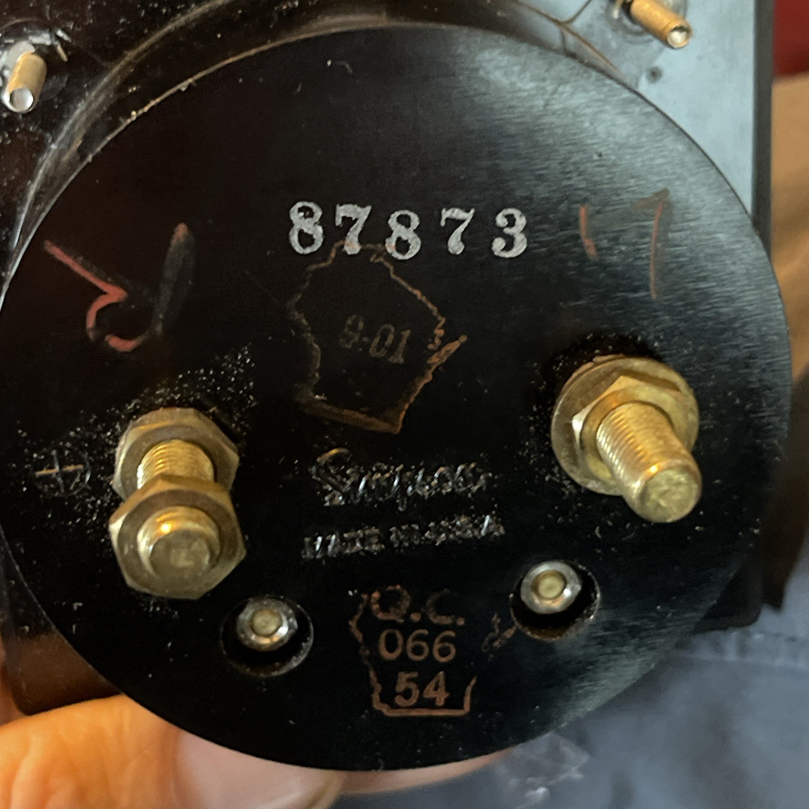 Simpson Model 8646 C 0-350 DC Microamperes Panel Meter RARE Good Condition CA