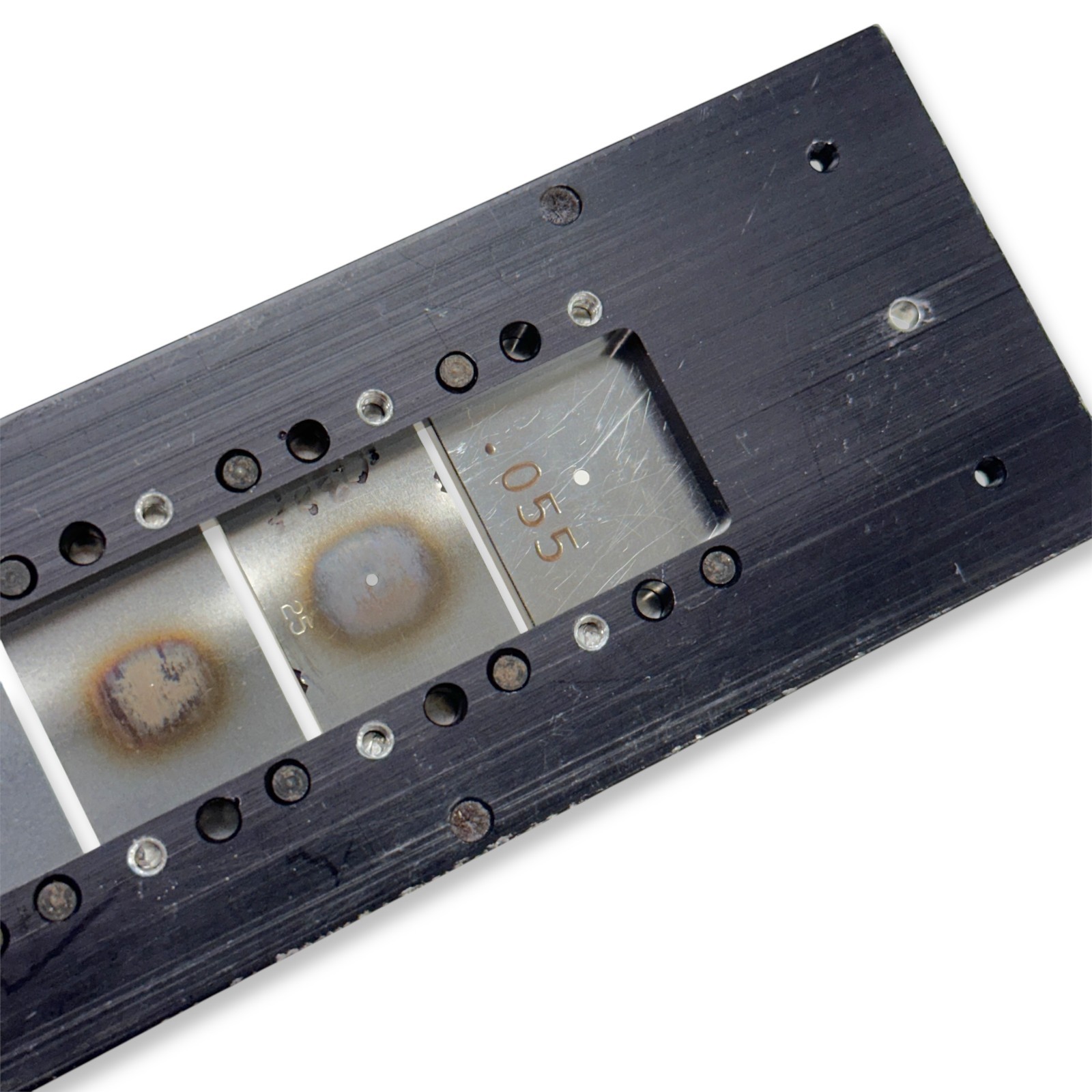 Industrial Multi-Aperture Slider Plate Target Carrier Optical Microscope Part