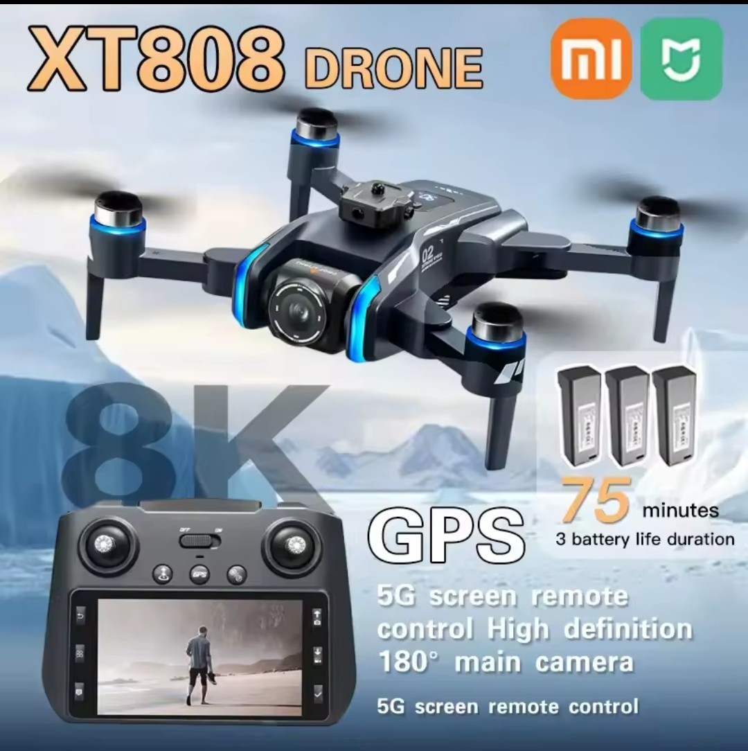 Xiaomi XT808 8K HD Dual Camera GPS Drone 5G