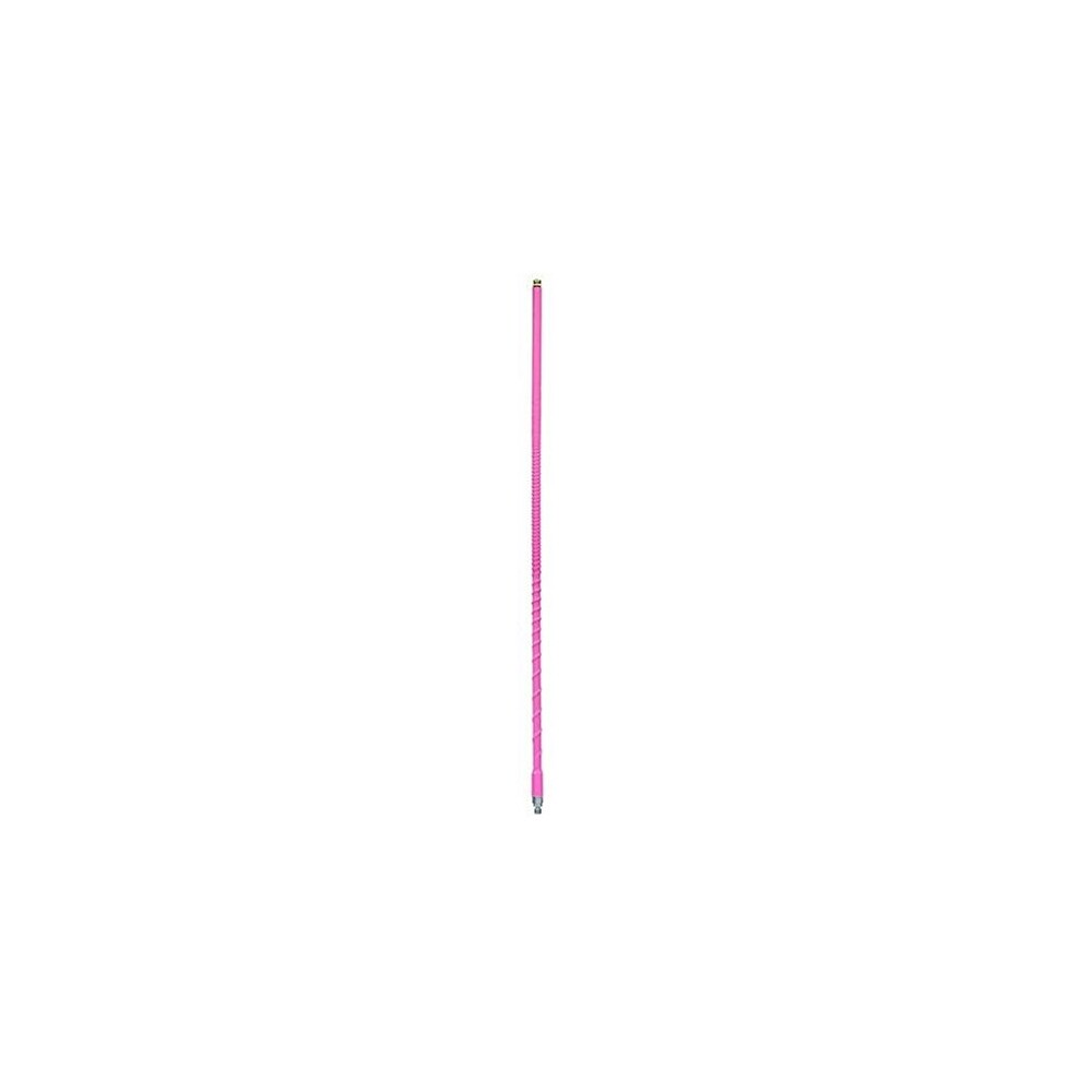 FireStik FS4-NP Fiberglass 3/8 X 24" Tuneable Tip 4' CB Radio Antenna Neon Pink