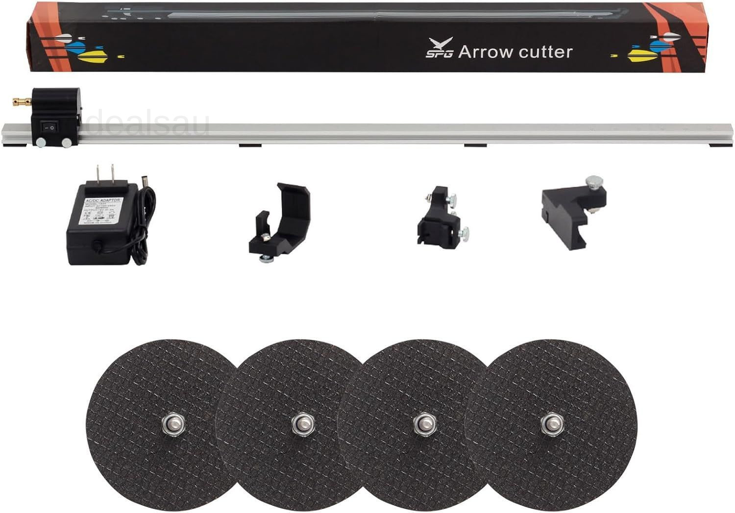 Electric Archery Arrow Saw, Adjustable Carbon Cutter Black