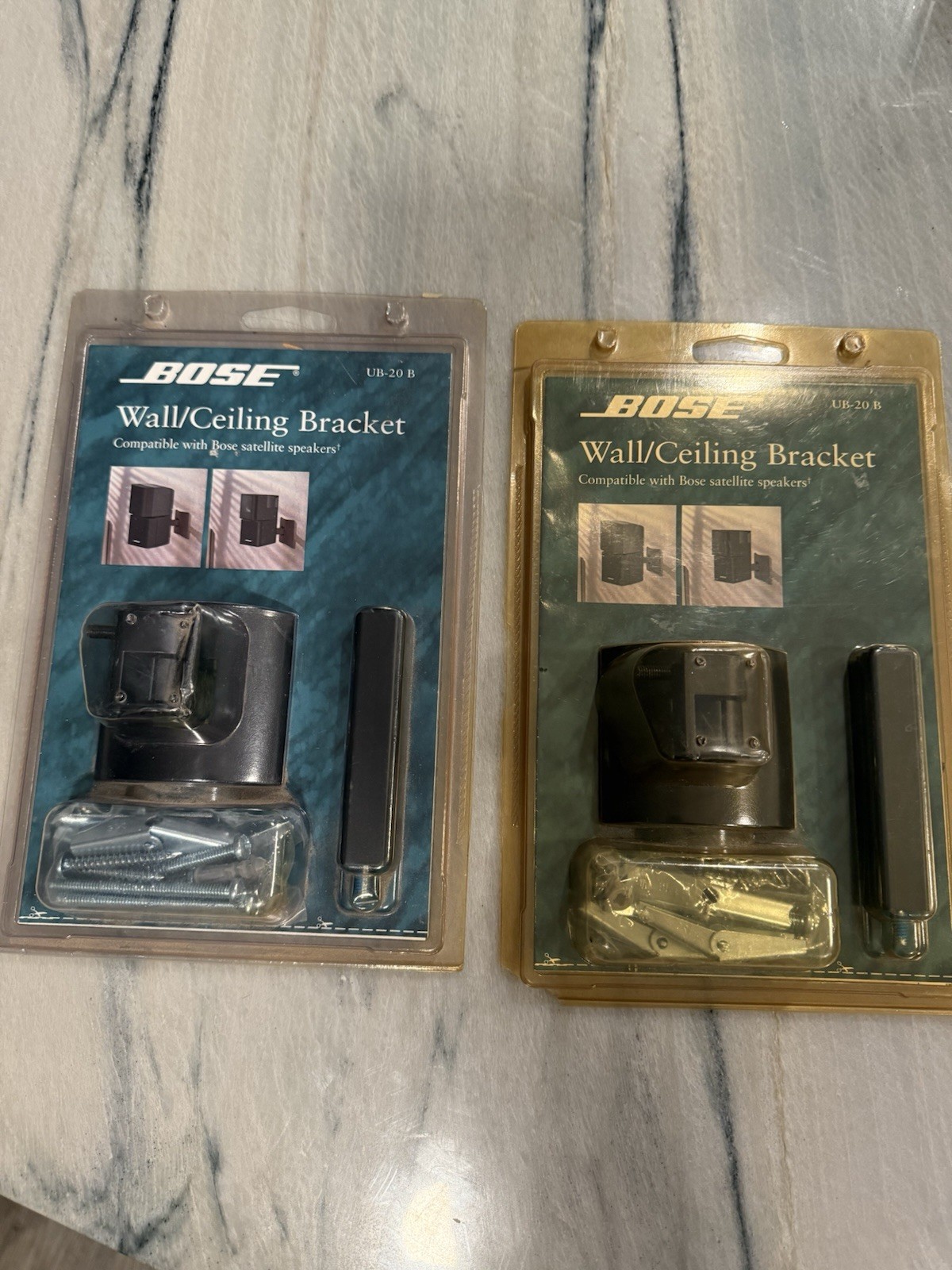 New Pair Bose UB-20B Wall/Ceiling Brackets, Acoustimass and Jewel Cube speakers