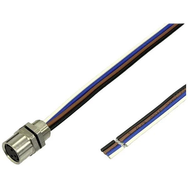 BKL Electronic 2701006 Recessed Socket Sensor/Actuator M8 0.2m Number of p