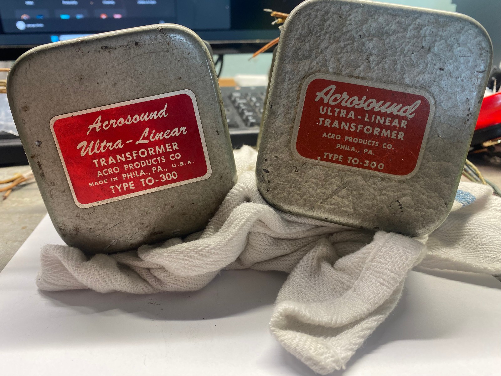 acrosound transformer TO-300 pair primary checked