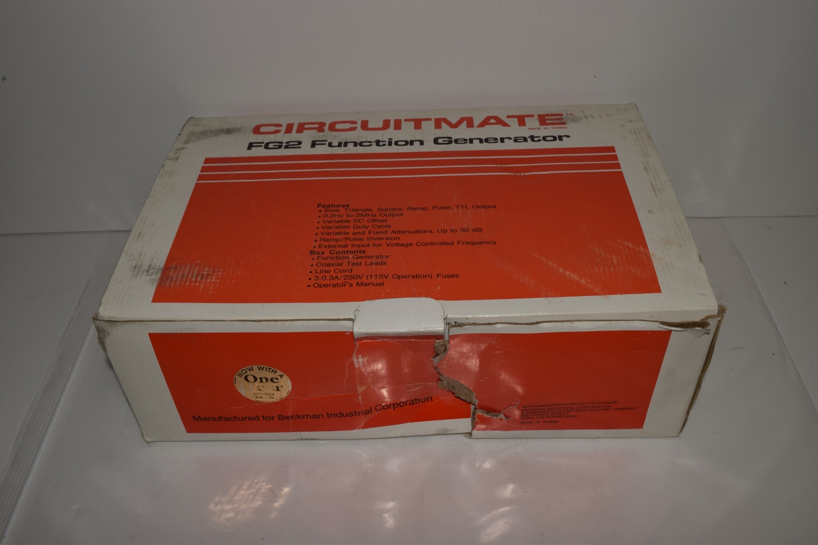 ^^ CIRCUITMATE FG2 FUNCTION GENERATOR 0.2 Hz - 2 MHz In ORIGINAL BOX   (SJR72)