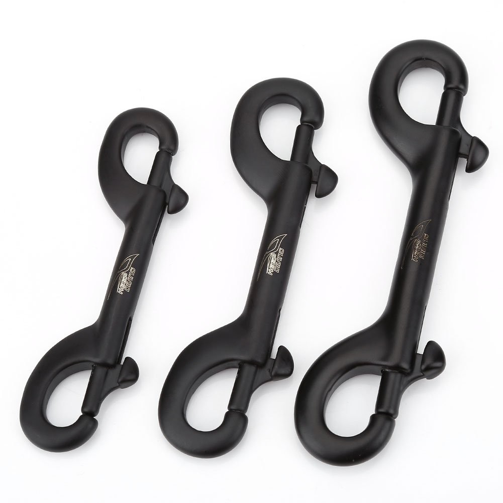 Buckle,Double Ended Snap Hook, Stainless Steel Diving Hook Double Ended Clip ...