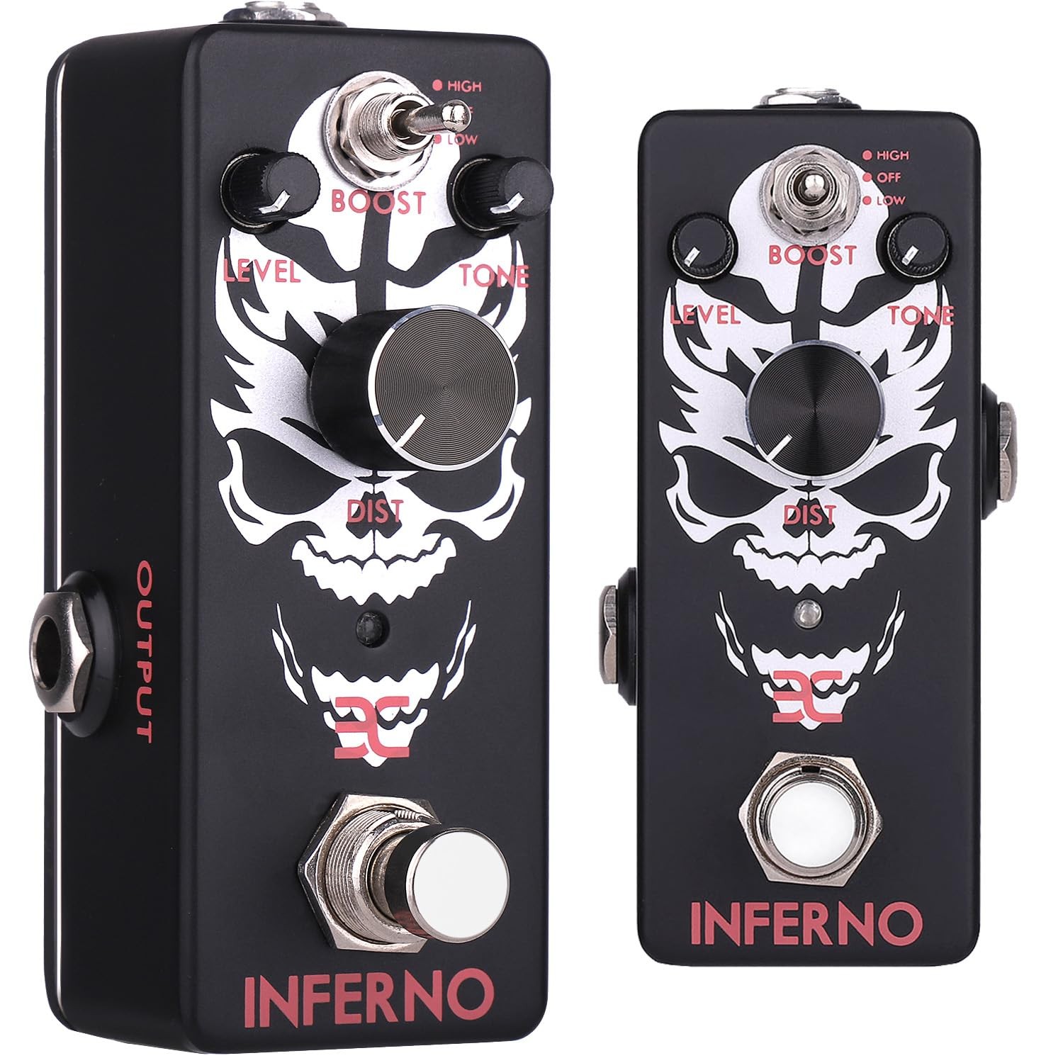 EX Inferno Death Metal Distortion Pedal, Black