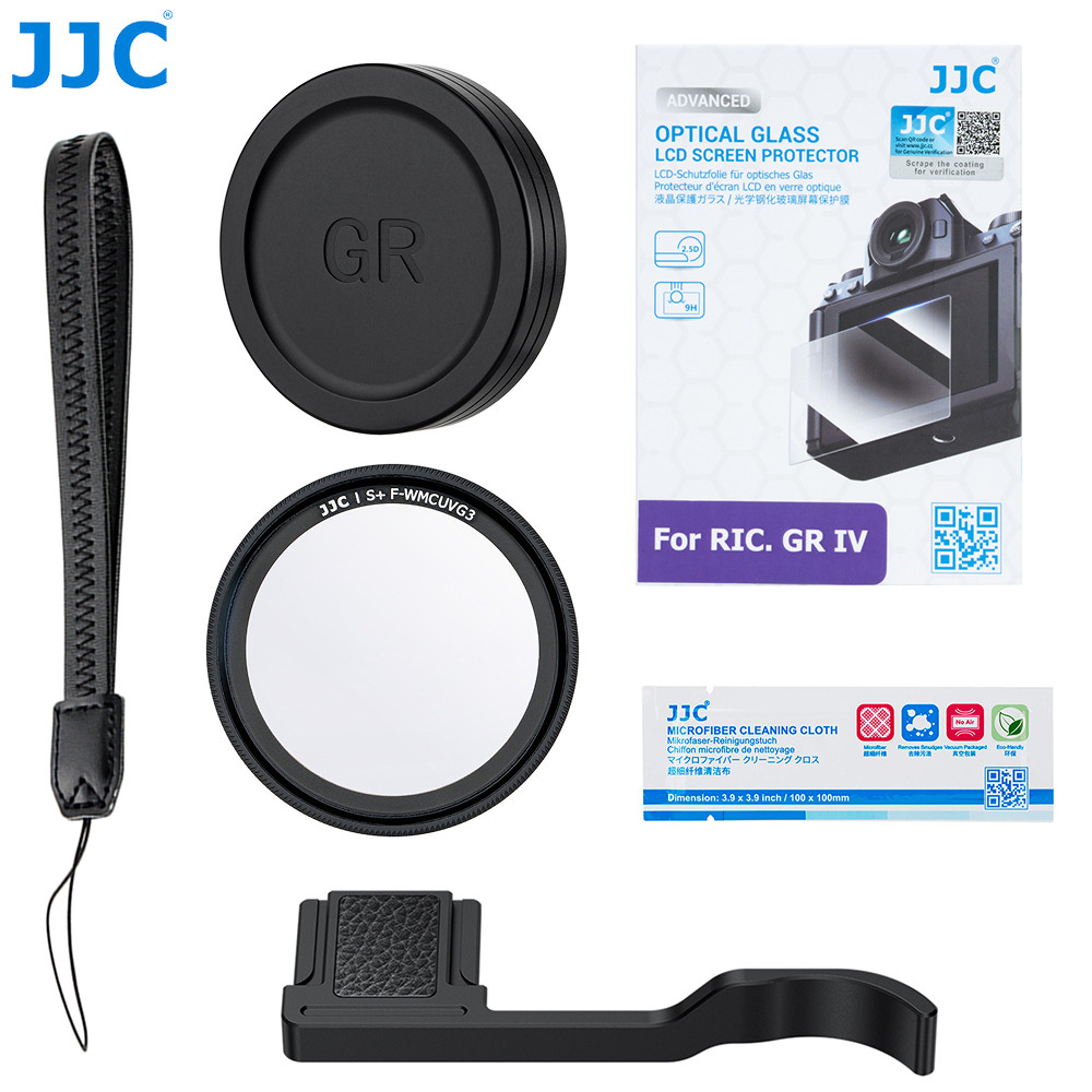 GR IV Lens Cap Screen Protector Wrist Strap Thumbs Up Grip for Ricoh GRIV GR4