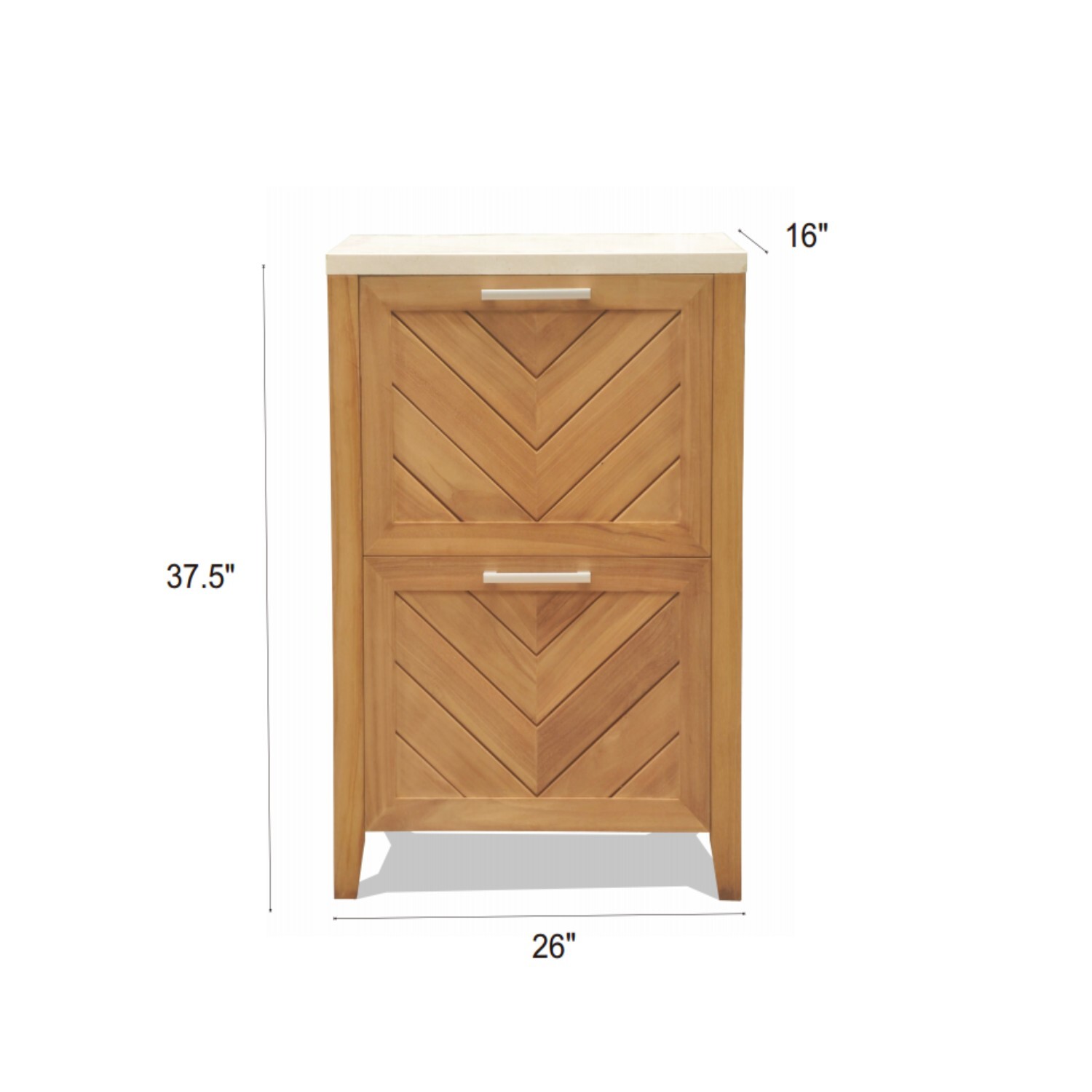 VENTURA TEAK CABINET 1 DOOR - PATIO / POOL / GARDEN