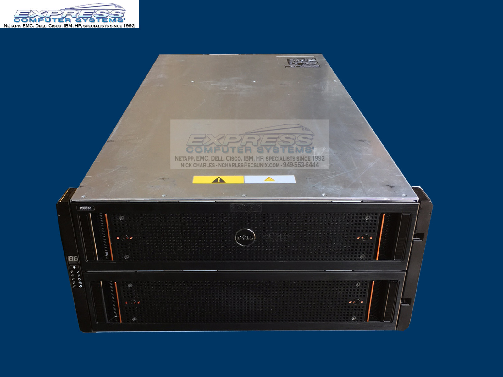 Dell EqualLogic PS6610 PS6610X 84x 1.2TB 10K SAS Iscsi SAN 10gbe 1gbe  100TB