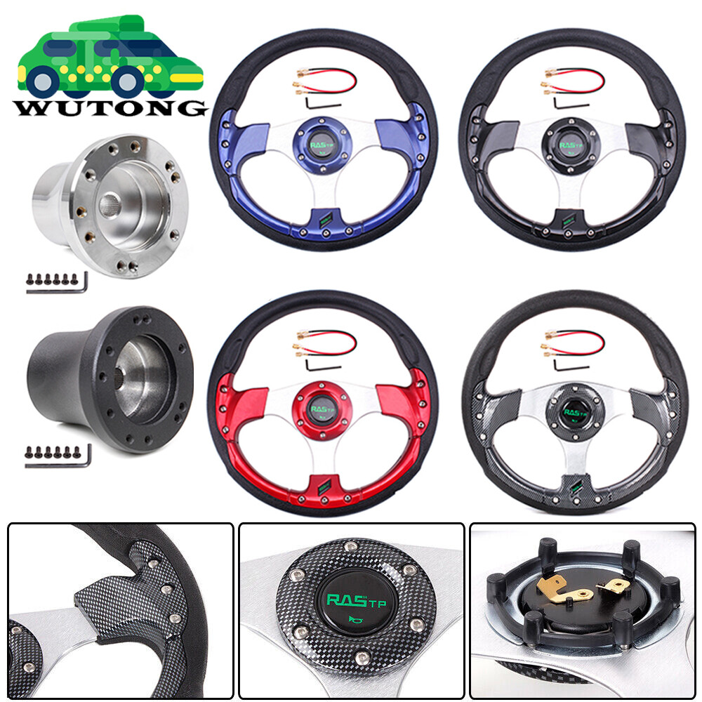 12.5" Inch Golf Cart Steering Wheel With Hub Adapter For Yamaha G1-G29 Golf Cart