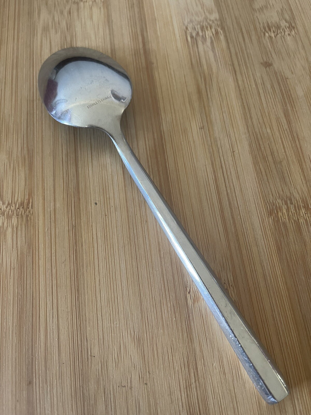 Hampton Stainless Glossy HSV10 Hexagon PLACE OVAL SOUP SPOON 7.5”