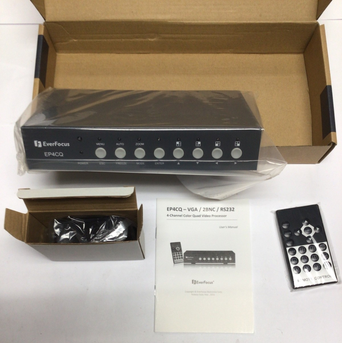 EVERFOCUS EP4CQ-VGA/2BNC - Color Quad Processor