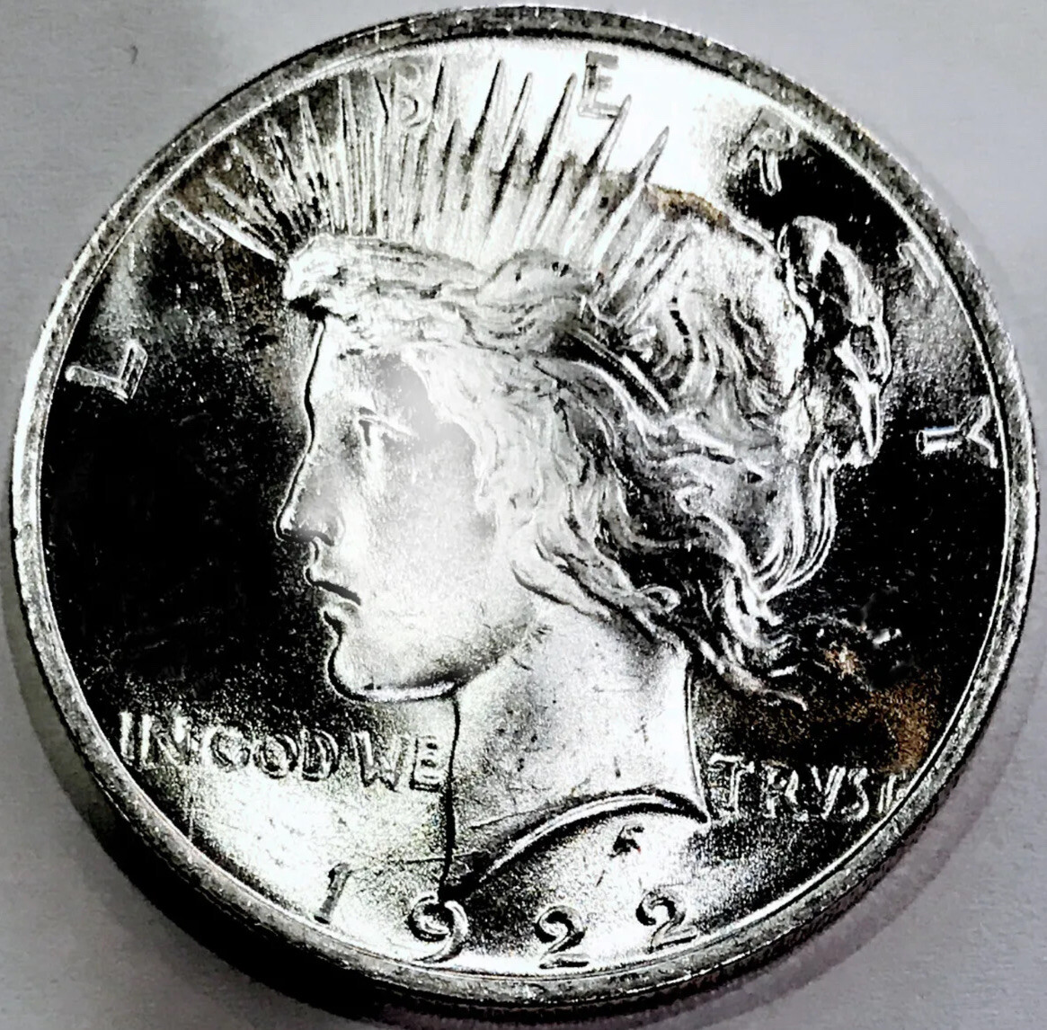 ⭐️1922 P PEACE DOLLAR⭐️SUPERB GEMBU+++++⭐️OUTRAGEOUS PIECE⭐️SO RARE⭐️