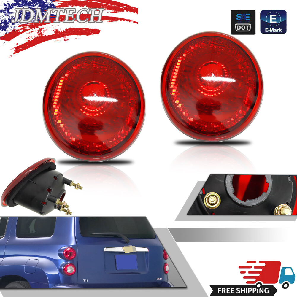 Tail Lights Taillamps Upper Left & Right Pair Set for 2006-2011 Chevrolet HHR