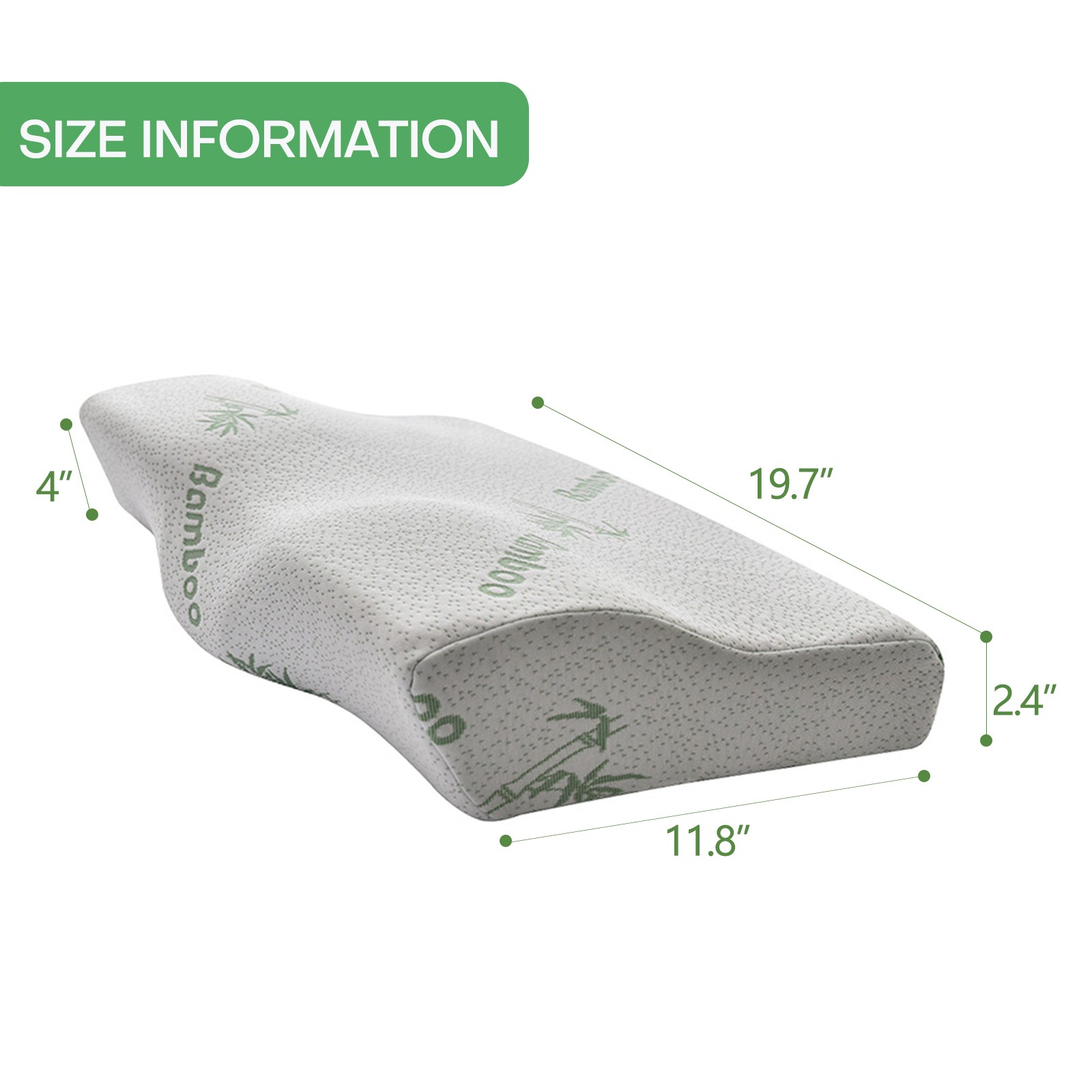 Standard Memory Foam Pillow Orthopedic Neck Support Sleeping Pillow Pain Relief