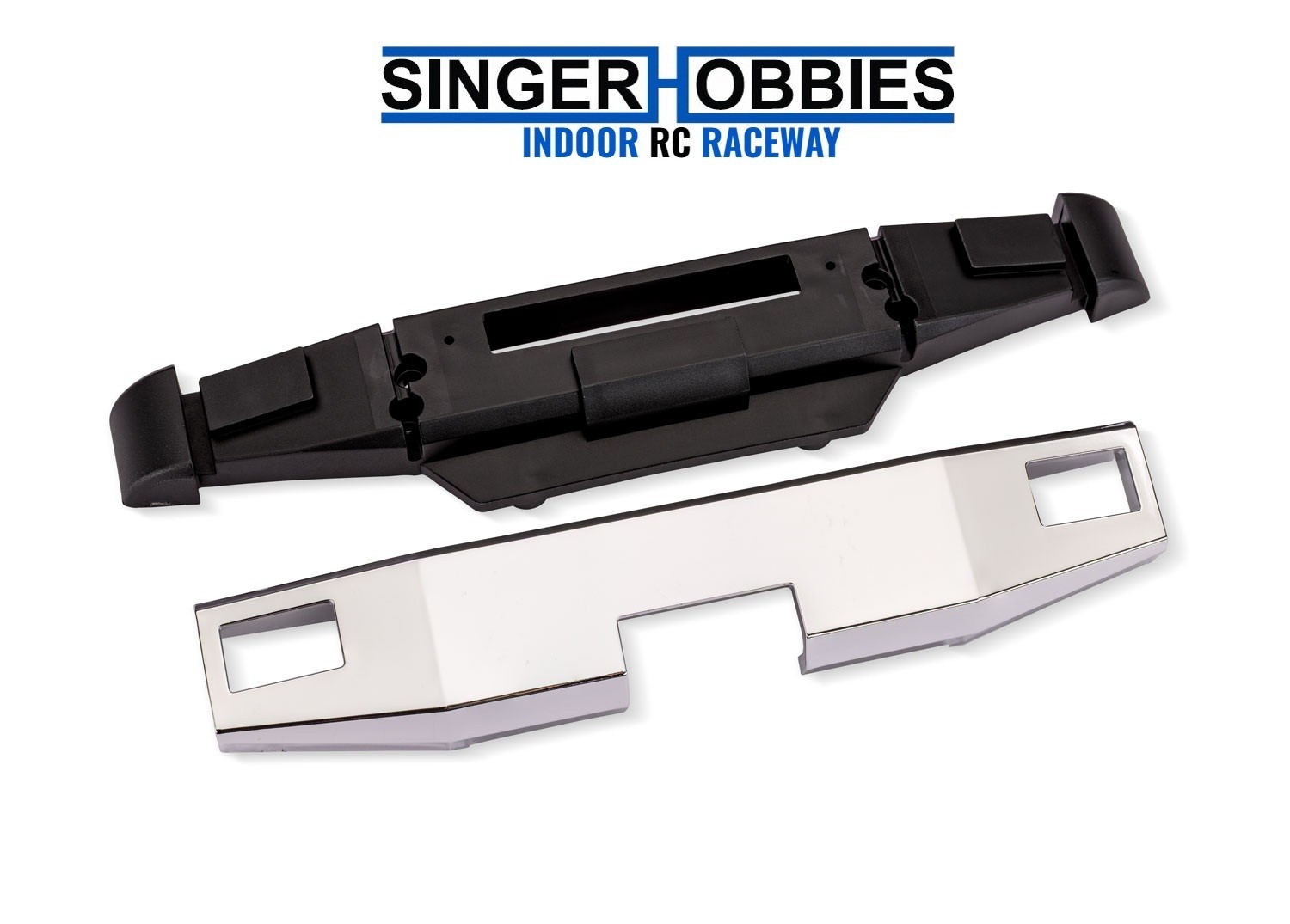 Traxxas 7686 X-Truck BIGFOOT #8 4X4 Chrome Front Bumper w/ Support