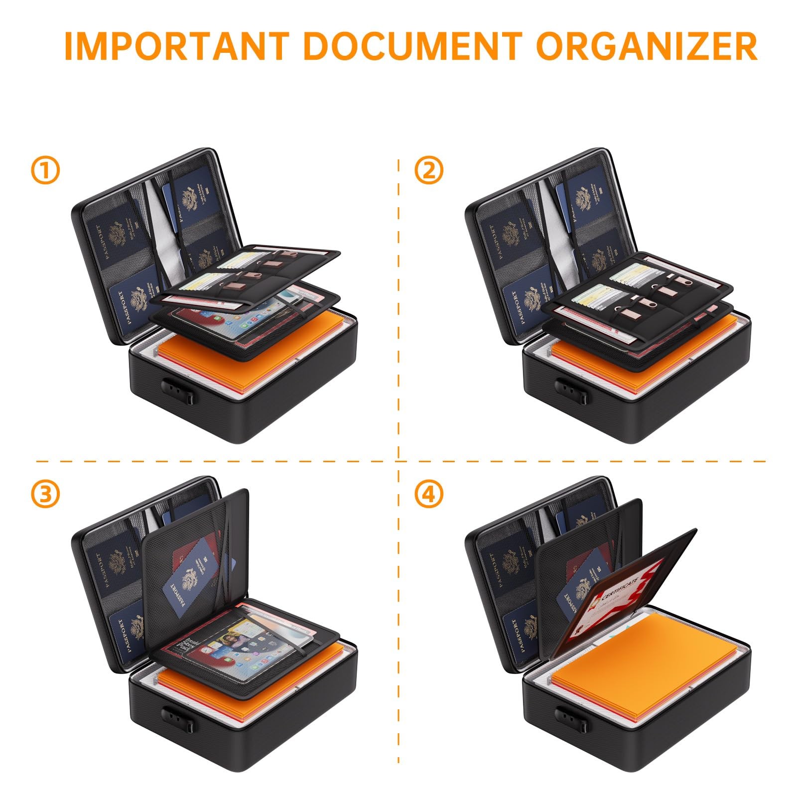 Docsafe 5200F Document Organizer Lockupgraded Heat Insulated