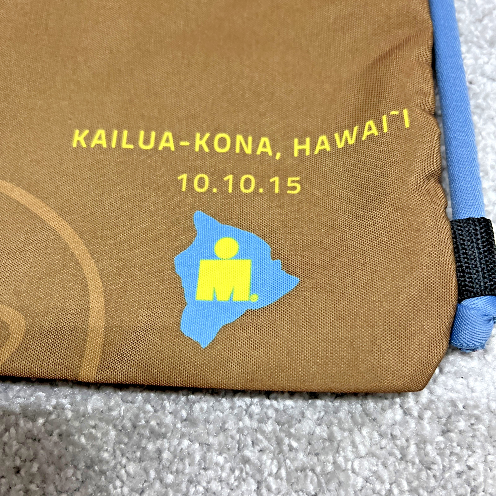 Ironman Triathlon World Championship Onipa'a 2015 Drawstring Backpack Multicolor