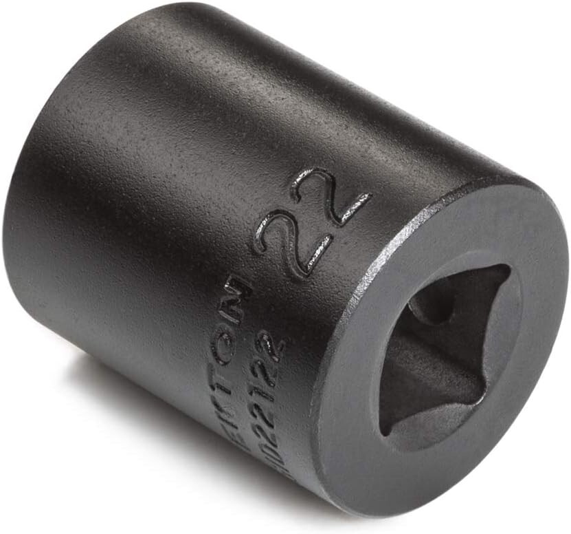 Professional 22 mm 6-Point Impact Socket - 1/2 Inch Drive for Universal Use