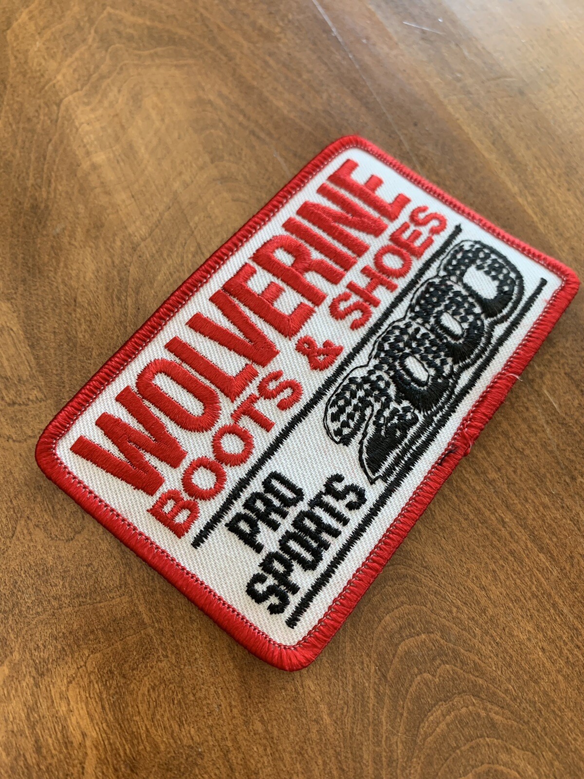 Vintage Racing Patch Wolverine Boots & Shoes Pro Sports 2000