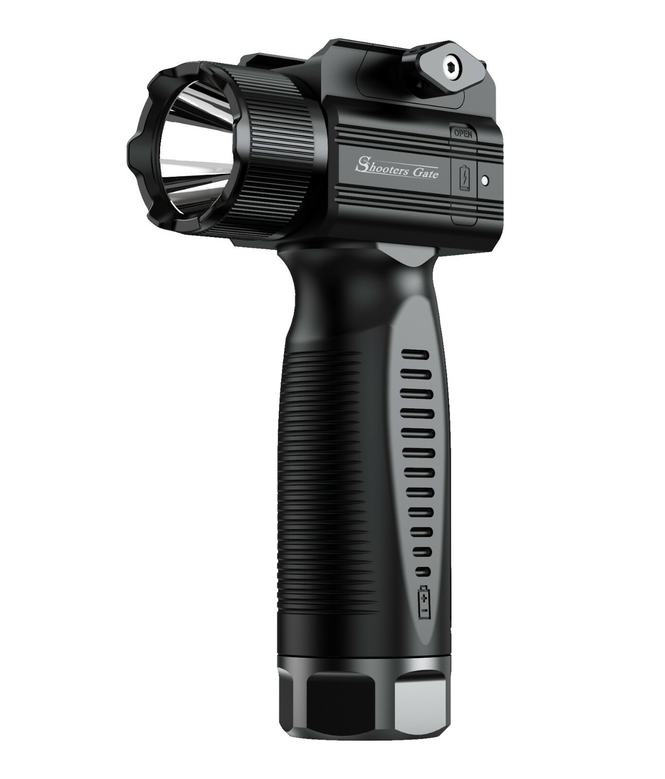 Shootersgate VGL2 1600 Lumen LED Rechargeable Flashlight, Fore Handheld Strobe