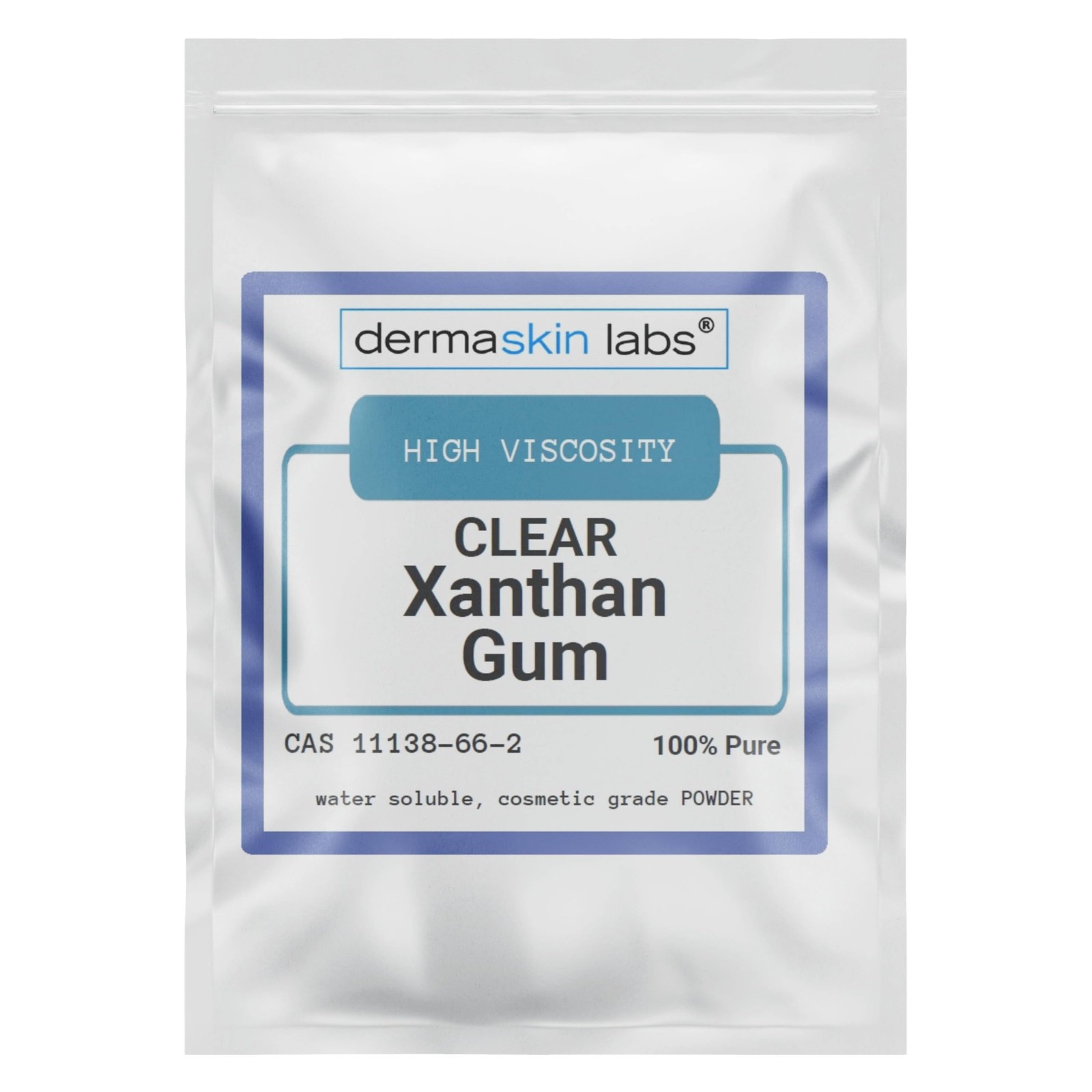 Clear Xanthan Gum, High Viscosity Cosmetic Grade Thickener & Stabilizer, Tran...