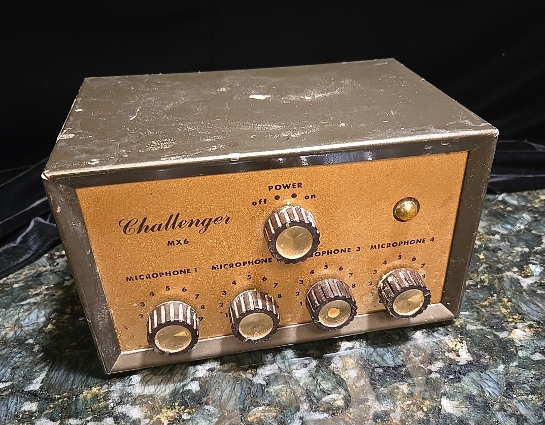 Challenger MX6 Self-powered Mixer-pre-amplifier , for restoration / rebuild