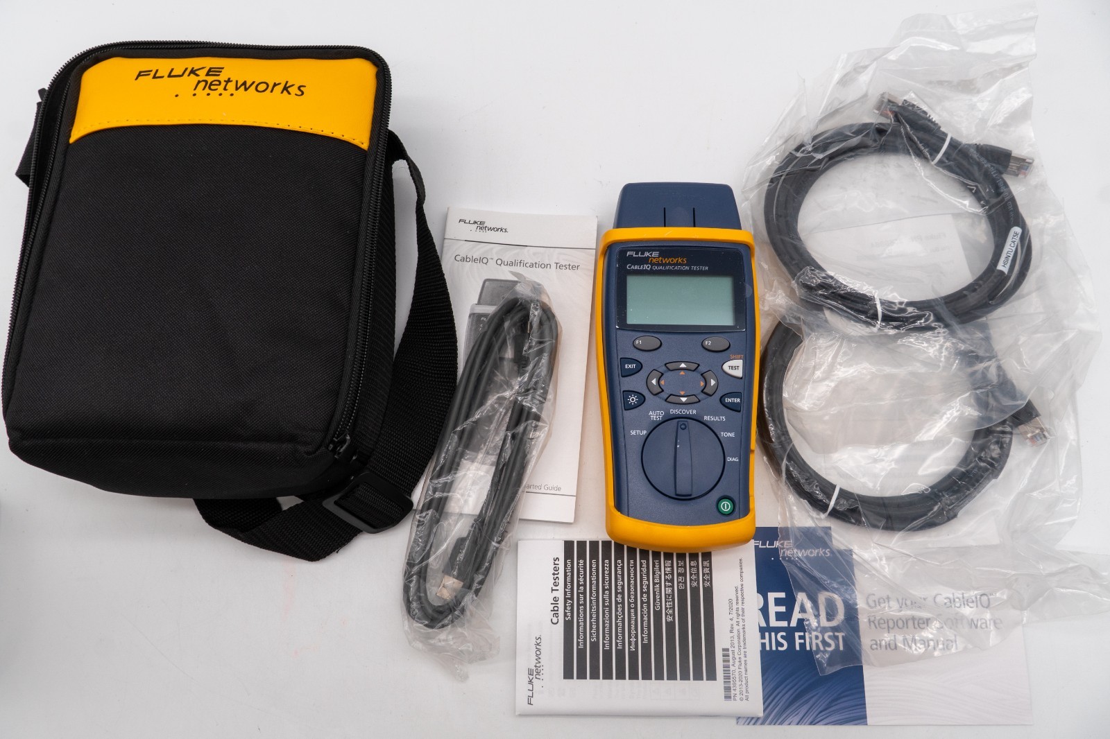 Fluke Networks CableIQ Qualification Tester CIQ-100 CIQ
