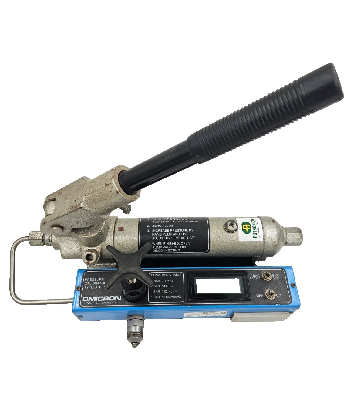OMICRON PRESSURE CALIBRATOR TYPE OTE-P300 FAST SHIPPING