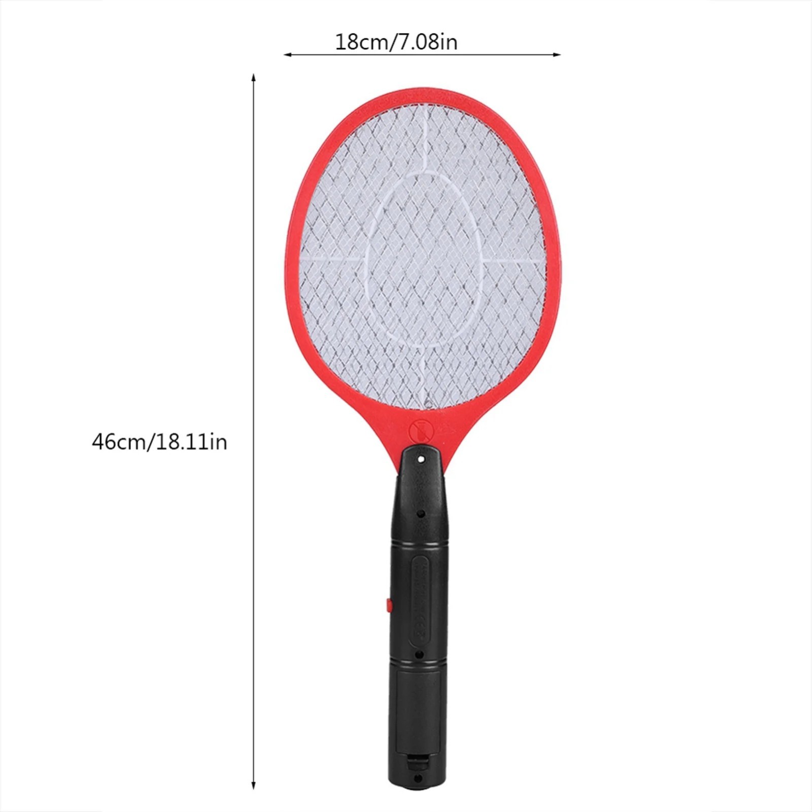 Electric Mosquito Swatter Bug Zapper Fly Insect Killer Racket Battery Power