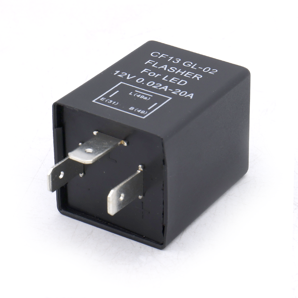 CF13-GL02 LED Flasher Relay Fix Hyper Flash Turn Signal Decoder Load Equalizers