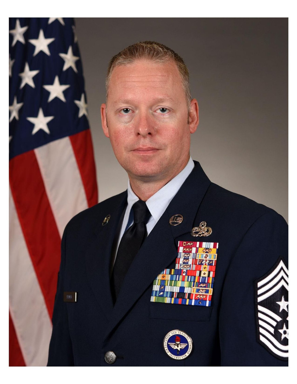 United States Air Force Sergeant Benjamin W. Hedden 8x10 Photo On 8.5" x 11"