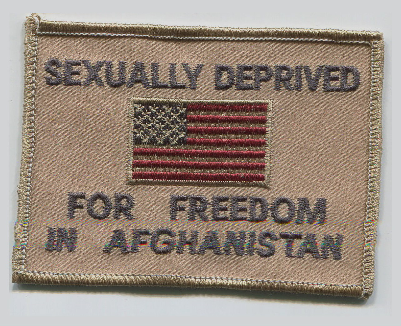 ALLIED COALITION JSOC ISAF JTF2 SSI: SEXUALLY DEPRIVED for AFGHAN FREEDOM