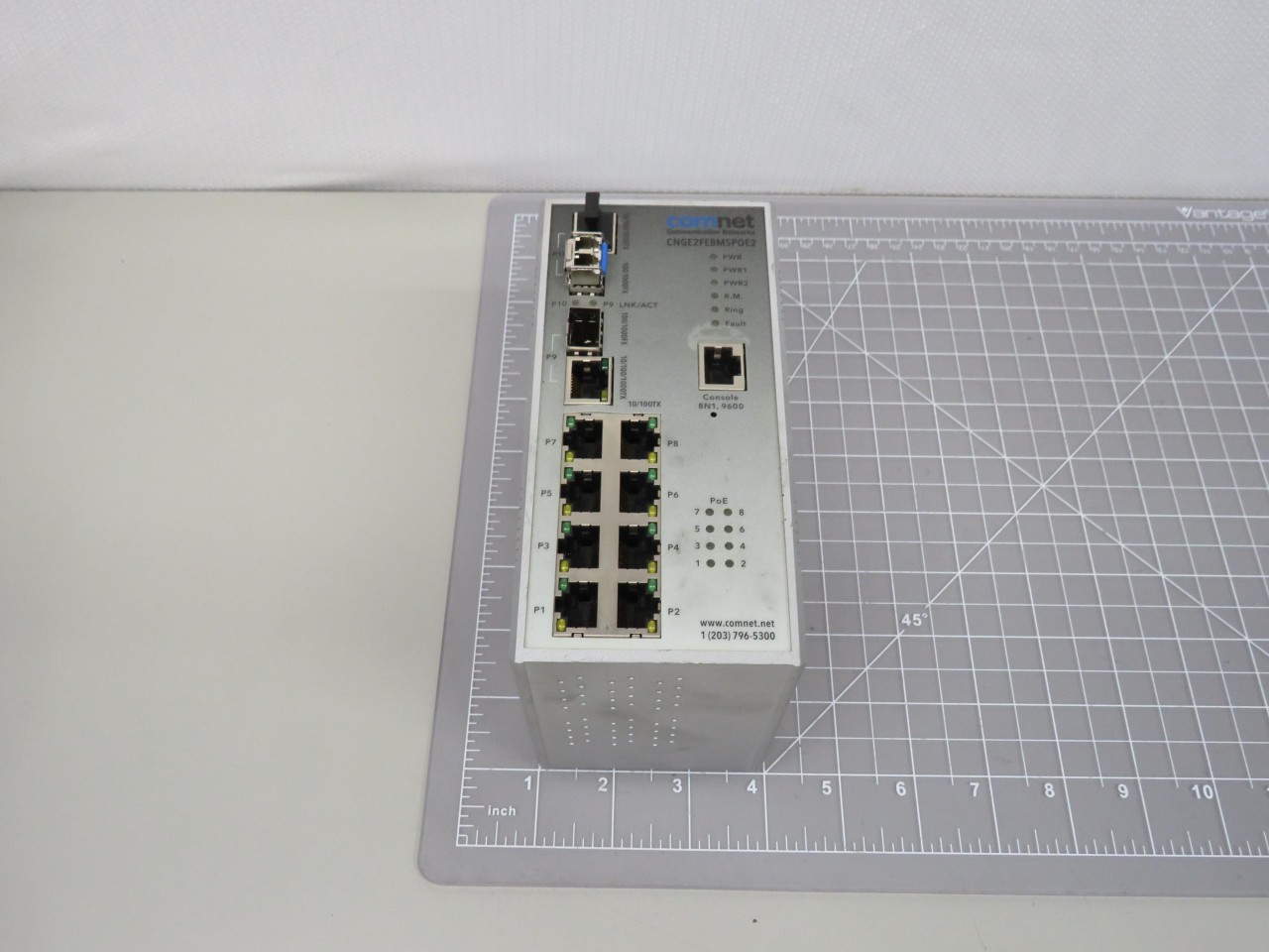 COMMUNICATION NETWORKS CNGE2FE8MSPOE2 ETHERNET SWITCH T161514