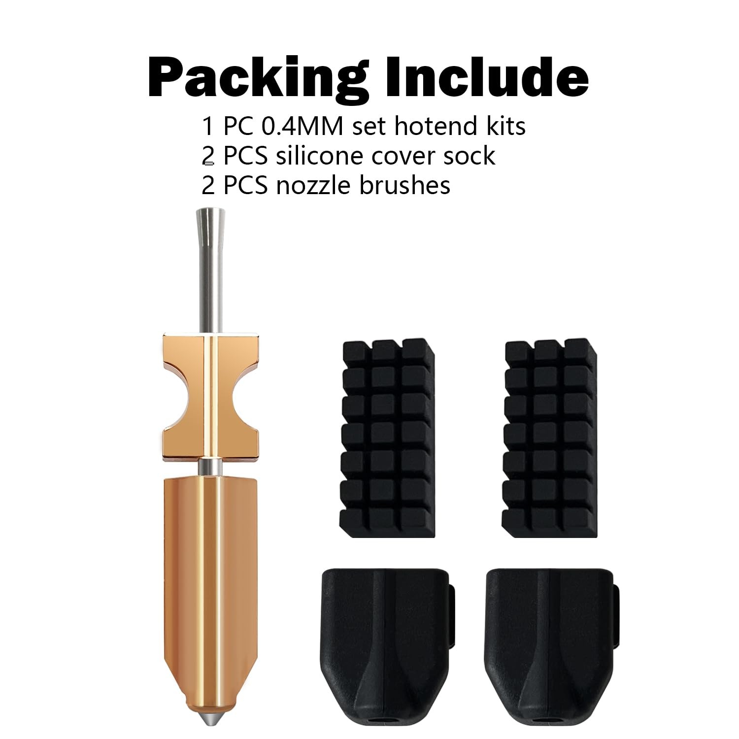 Upgraded 0.4MM Hotend Kit for Flashforge AD5X Quick-Detachable Nozzle...