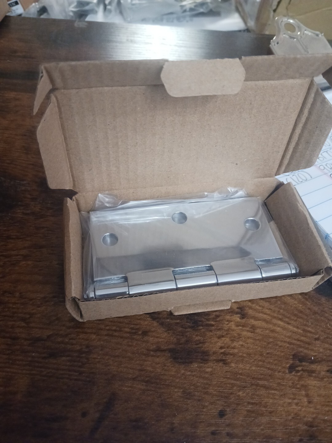 Baldwin SBR7025-003 Chrome 3.5 In Square Hinge