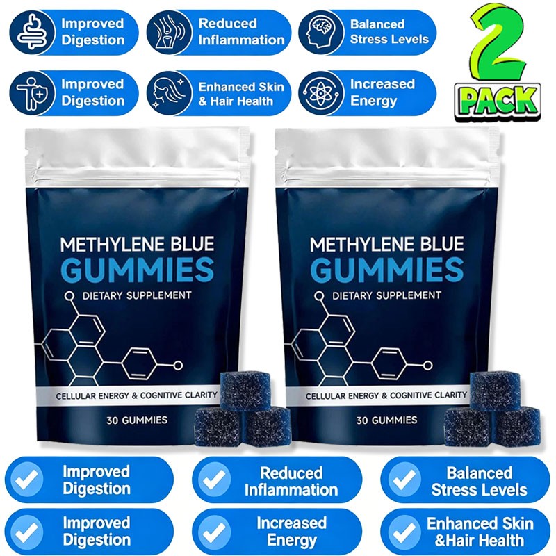 2 Pack MB Gummies, Cellular Energy & Cognitive Clarity, 30 Gummies US