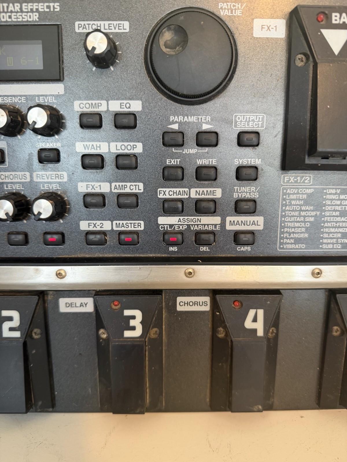 BOSS GT-8 Guitar Effects Processor Multi-Effects Pedal COSM w/ AC Adapter Tested