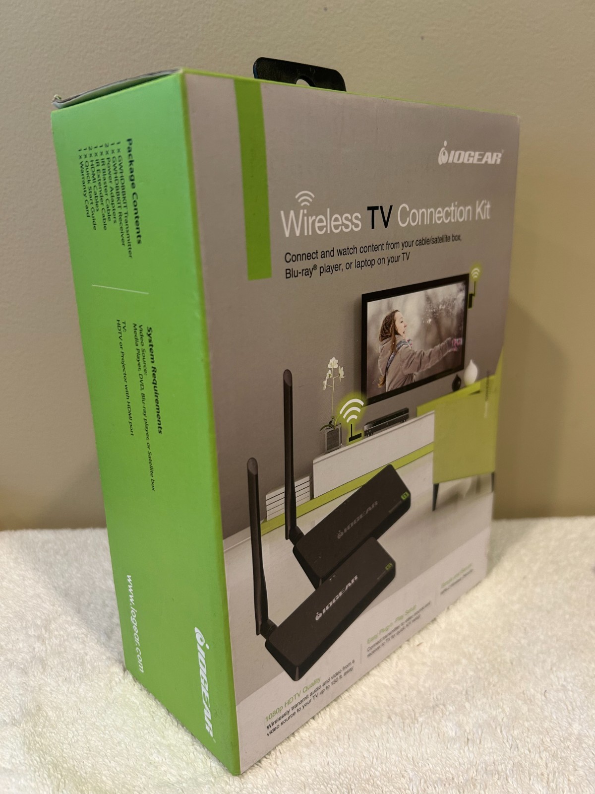 IOGEAR Wireless HDMI TV Connection Kit - Black