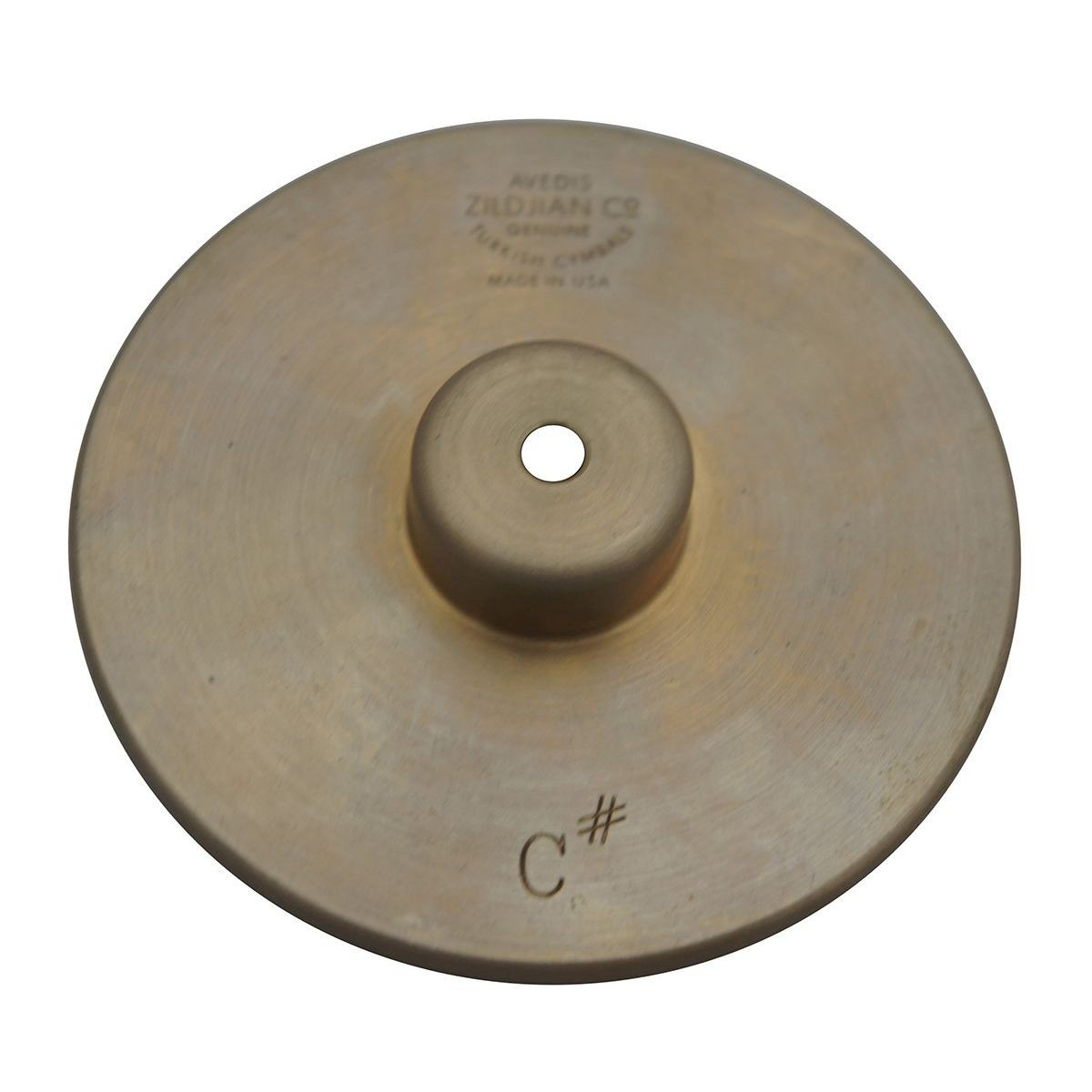 Zildjian P0612C# Crotale Single Note C# High Antique Cymbal Bronze Alloy - Used