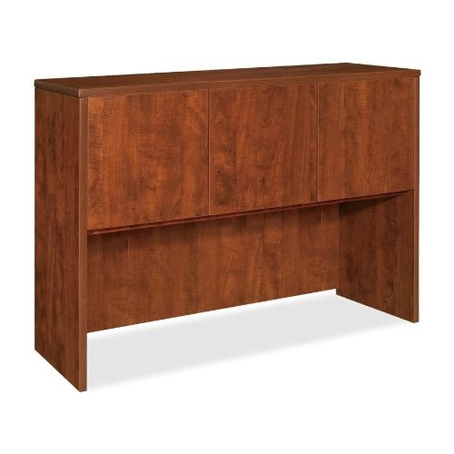 Lorell LLR69913 Hutch 60"W x 15"D x 42.5"H Cherry 3 Door