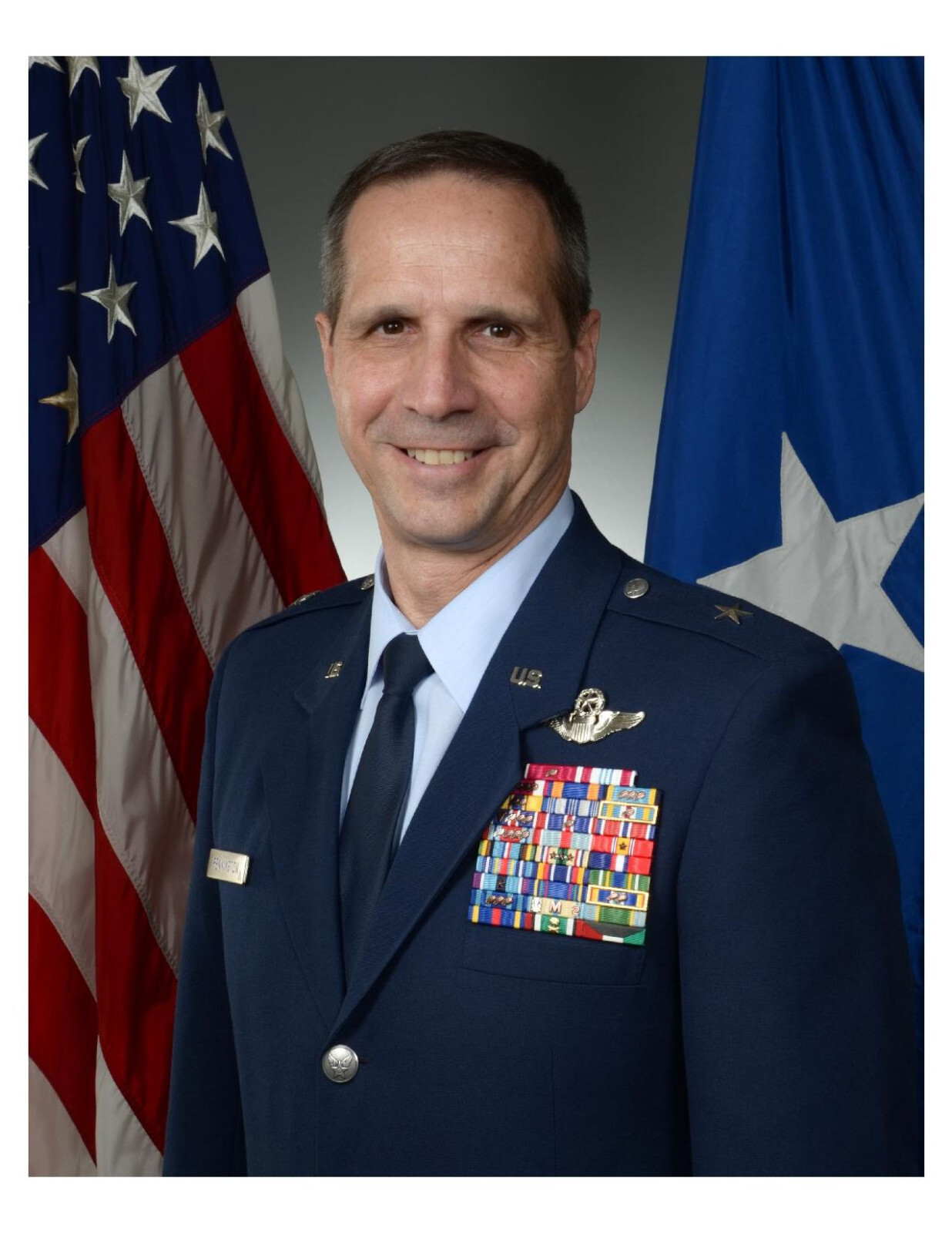 United States Air Force General Jeffrey T. Pennington 8x10 Photo On 8.5" x 11"